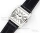 Swiss Replica Franck Muller Master Square Silver Roman Dial Black Leather 36 MM Automatic Watch (9)_th.jpg